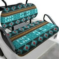 thumbnail image 1 of Yuyamidu Blue Aztec Ethnic Golf Cart Back Rest Seat Covers Gemoetric Club Cart Seat Cover Travel Sports Cart Seat Cushion Covers for 2 Person Seats Golf Cart, 2 Pack, 1 of 7