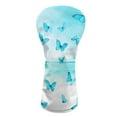 thumbnail image 1 of Yuyamidu Blue Butterfly Golf Club Headcover Waterproof Golf Head Protective Cover PU Leather Driver Fairway Wood Hybrid Head Cover for Women, 1 of 7