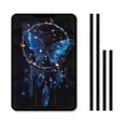 thumbnail image 1 of Yuyamidu Blue Butterfly RV Door Window Shade Cover for Women Dream Catcher Privacy Screen Window Cover Travel Trailer Motorhome RV Entry Door Window Curtain, 1 of 7