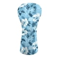 thumbnail image 1 of Yuyamidu Blue Hibiscus Golf Club Head Covers Flowers PU Leather Golf Club Cover Driver Headcovers, Fairway Woods Head Covers, Hybrids Headcover, 1 of 7