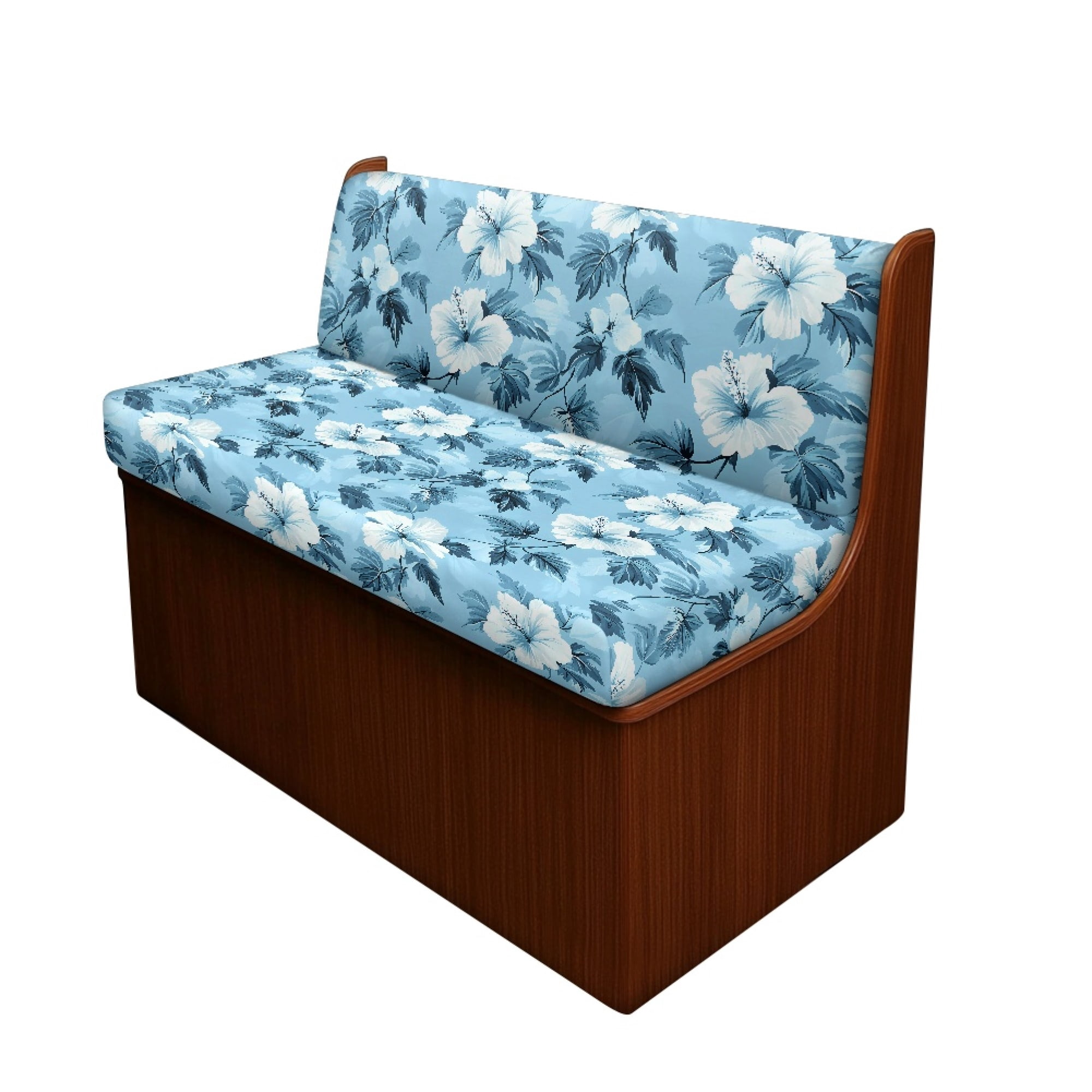 Yuyamidu Blue Hibiscus RV Dinette Cushion Covers Set Comfortable Dinette Couch Protector for RV Camper Cushion Covers Fashion Seat Sofa Chair Cover RV Accessory