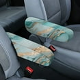 thumbnail image 1 of Yuyamidu Blue Marble Print Car Seat Armrest Covers Fashion Auto Arm Rest Decorative Cover 2pcs Soft Seat Arm Rest Protective Cover for Trucks Cars Sedans, 1 of 7