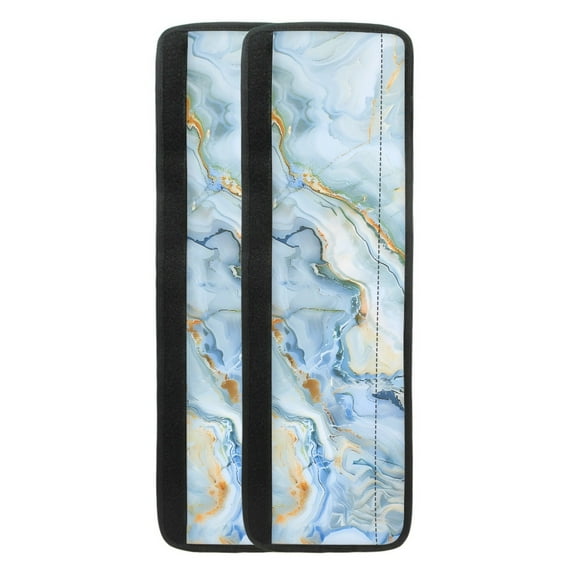 Yuyamidu Blue Marble Print Refrigerator Door Handle Cover 4pcs Anti-Slip Kitchen Appliance Handle Covers Removable Ovens Fridge Oven Microwave Kitchen Appliance Handle Decor