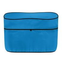 Yuyamidu Blue RV Propane Tank Cover Double 20lb Propane Tank Storage Box Weather Resistant Gas Cylinder Cover Fit for RV, Camper, Travel Trailer