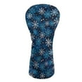 thumbnail image 1 of Yuyamidu Blue Snowflake Golf Head Covers for Driver Fairway Woods Christmas Leather Headcovers, Designed to Fit Hybrid 3/5 Woods and Drivers, 1 of 7