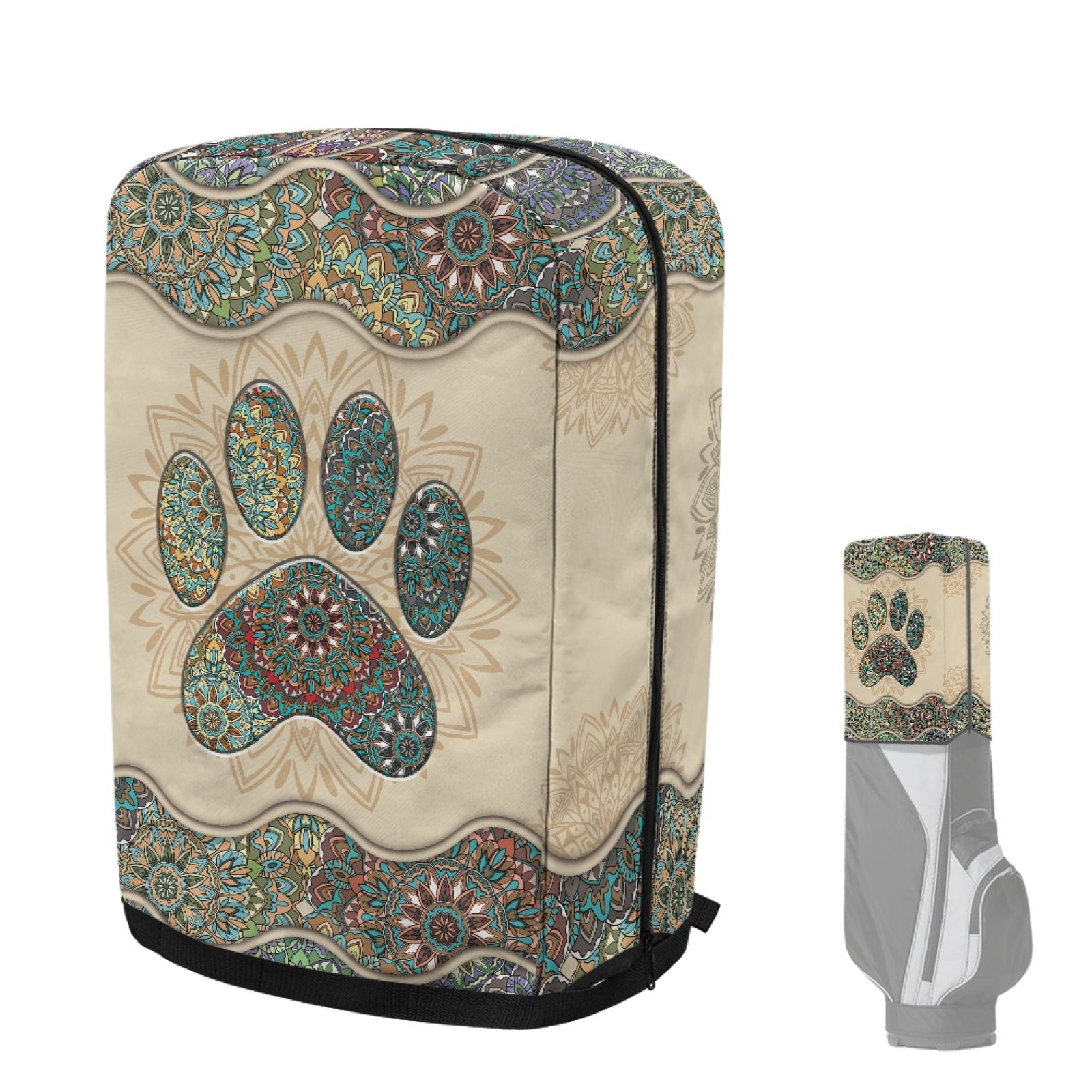 Yuyamidu-Boho-Flowers-Golf-Bag