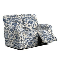 Yuyamidu Boho Loveseat Recliner Covers 2 Seater Mandala Flower Reclining Sofa Covers with Elastic Edge Easy to Install Recliner Loveseat Slipcover Gift for Friends