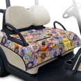 thumbnail image 1 of Yuyamidu Boho Mandala Flower Golf Ball Golf Cart Seat Cover for Women Colorful Floral Golf Cart Seat Towel Blanket Portable Golf Cart Seat Towel with 4 Pockets Fits 2-Seat Golf Carts, 1 of 7
