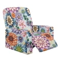 thumbnail image 1 of Yuyamidu Boho Recliner Covers That Stay in Place Washable Reclining Chair Covers 4 Pieces Easy to Install Lazyboy Covers Couch Chair Cover for Living Room Gift for Holiday, 1 of 8