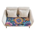 thumbnail image 1 of Yuyamidu Boho Sofa Couch Covers for Pets Floral Print Couch Cushion Covers with Elastic Bottom Decorative Furniture Protector Retro Home Decor, 1 of 5