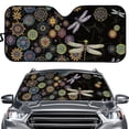 thumbnail image 1 of Yuyamidu Boho Sun Shade for Car Window Dragonfly Car Sun Shade Windshield for Truck SUV Sedan Automobile Accessories Blocks Sun Glare UV and Heat, 1 of 5