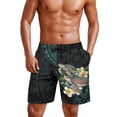 thumbnail image 1 of Yuyamidu Boho Swimwear Men's Swim Trunks Quick Dry & Lightweight Sea Turtle Board Shorts with Pockets Bathing Suits for Beach Pool Surf Summer Vacation Tropical Man 3XL, 1 of 8
