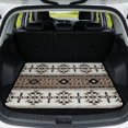 thumbnail image 1 of Yuyamidu Brown Aztec Tribal Car Trunk Liner, 29×39 Inch Universal Fit Non-Slip Rear Cargo Mat for Sedan SUV Hatchback Truck, Machine Washable All Weather Vehicle Interior Decor, 1 of 7