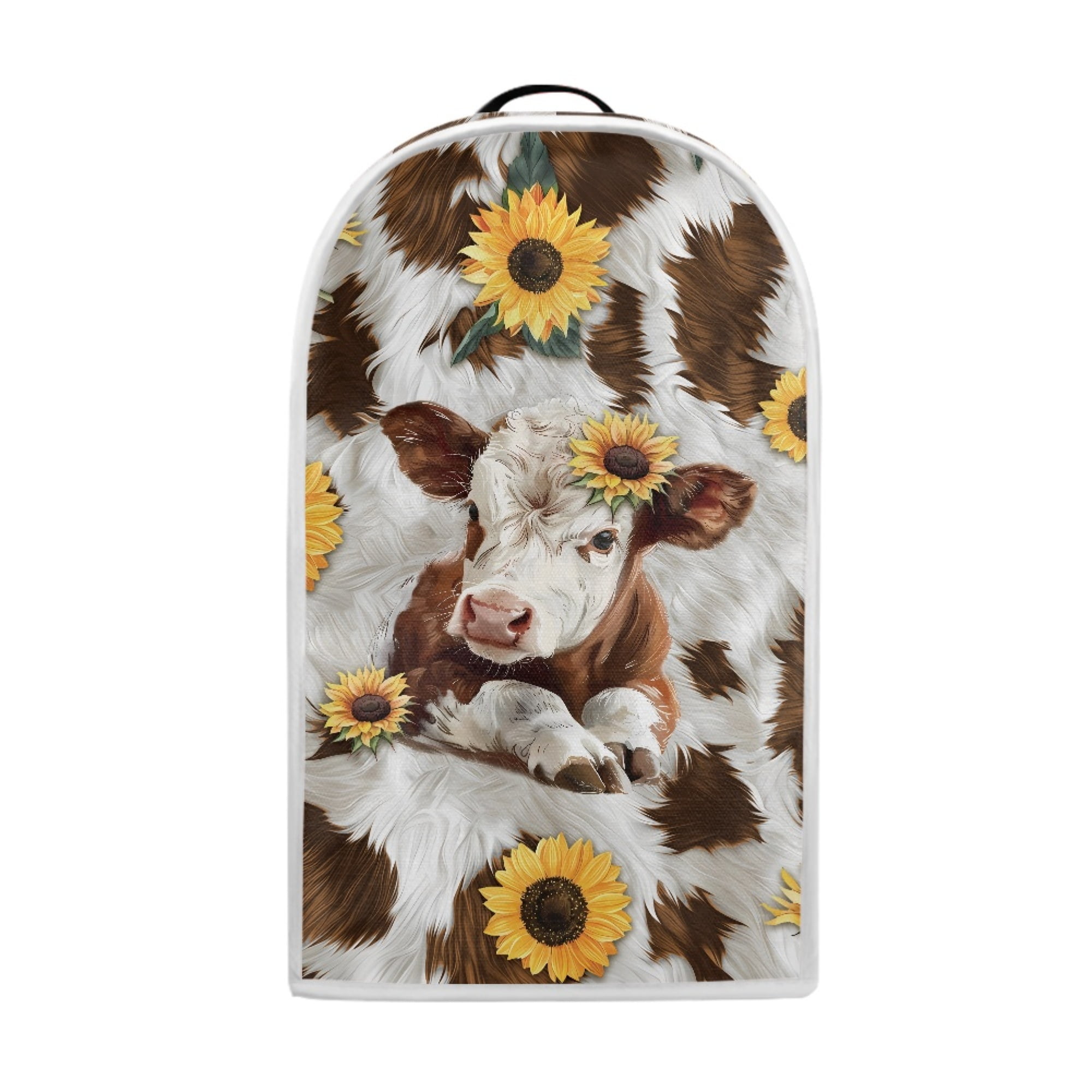 Cow Protector Yuyamidu Brown Cow Print Blender Cover Sunflower Home Juicer Cover ...