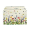 thumbnail image 1 of Yuyamidu Butterfly Toaster Cover 4 Slice Kitchen Appliance Dust Cover Home Decoration Flower Bread Maker Dustproof Cover Wide Slot Microwave Toaster Oven Cover, 1 of 7