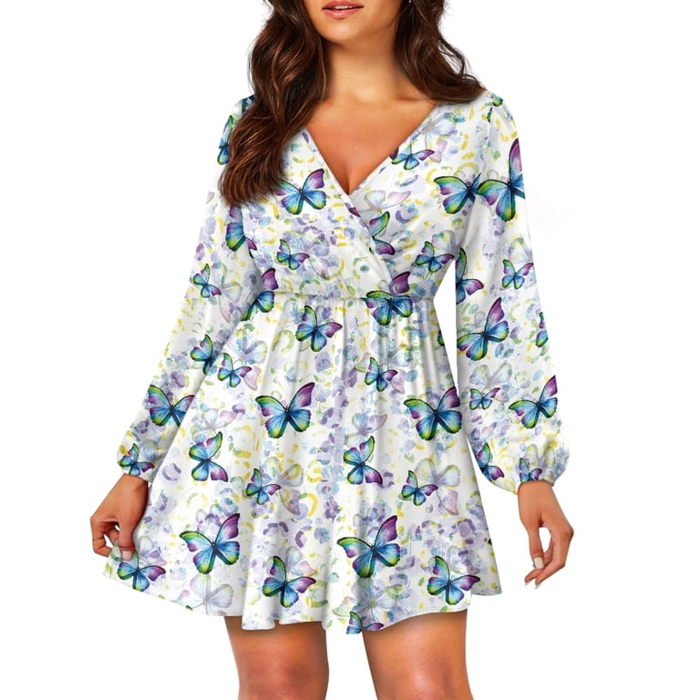 butterfly dress ladies Blue Morpho Butterfly Dress
