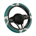thumbnail image 1 of Yuyamidu Cactus Steering Wheel Cover Southwest Aztec Steering Wrap Accessories for Automotive Sedan Easy to Install Steering Wheel Protective Case, Blue, 1 of 7