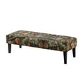 thumbnail image 1 of Yuyamidu Camo Bench Cover for Dining Table Hunting Print Jacquard Bench Seat Protector Cover Easy to Install Rectangle Seat Protector Gift for Holiday, 1 of 8