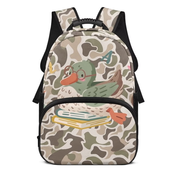 Yuyamidu Camo Duck Backpacks for Kids 10-12 Girls Boys Book Bag for School Back to School Backpack Lightweight Children's School Bag