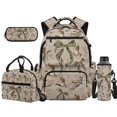 thumbnail image 1 of Yuyamidu Camo Duck Bow 4Pcs Kids School Bag Set for Daily Use Backpack Including Pencil Case, Lunch Box, Water Bottle Sleeve, Ideal for Elementary Students, Back to School Gift for Boys and Girls, 1 of 7