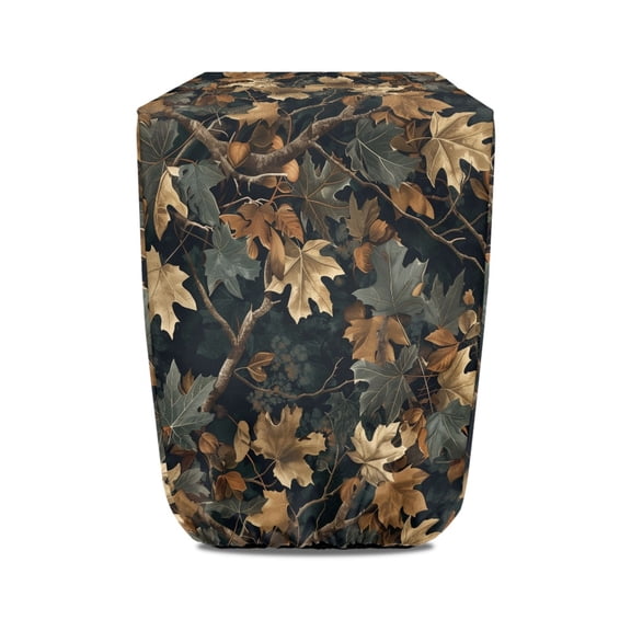 Yuyamidu Camo Hunting RV Electric Tongue Jack Cover Wood RV Electric Jack Cover 300D Polyester Travel Trailer Tongue Jack Protective Cover RV Jack Head Cover