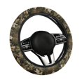 thumbnail image 1 of Yuyamidu Camo Hunting Steering Wheel Cover Car Accessories Men Winter Auto Steering Wheel Protecor Wood Steering Wheel Case Flannel Car Steering Wrap, 1 of 7
