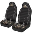 thumbnail image 1 of Yuyamidu Camo Hunting Wood Car Seat Cover Front Seats Only, Waterproof Vehicle Seat Cover Cushion Set, Anti-Slip Automotive Car Interior Covers Auto Interior Decoration, 1 of 7