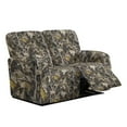 thumbnail image 1 of Yuyamidu Camo Recliner Loveseat Covers Hunting Branch Recliner Loveseat Slipcover with Pockets Easy to Install Furniture Protector Covers for Pet, 1 of 8