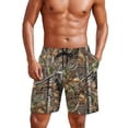 thumbnail image 1 of Yuyamidu Camo Swim Trunks for Men Buthing Suit Quick Dry Board Shorts with Pockets Lightweight Swimwear Bathing Suits for Pool Surf Summer Vacation Man S, 1 of 8