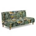 thumbnail image 1 of Yuyamidu Camo Waterproof Futon Cover Hunting Leaf Armless Futon Bed Cover for Living Room Waterproof Sofa Bed Slipcover Protector Gift for Friends, 1 of 8