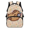 thumbnail image 1 of Yuyamidu Capybara Backpack for Girls Boys 6-8 Music Note Bookbag for Kids Primary School Bag Children Book Bag Elementary School Backpacks School Supplies, 1 of 7