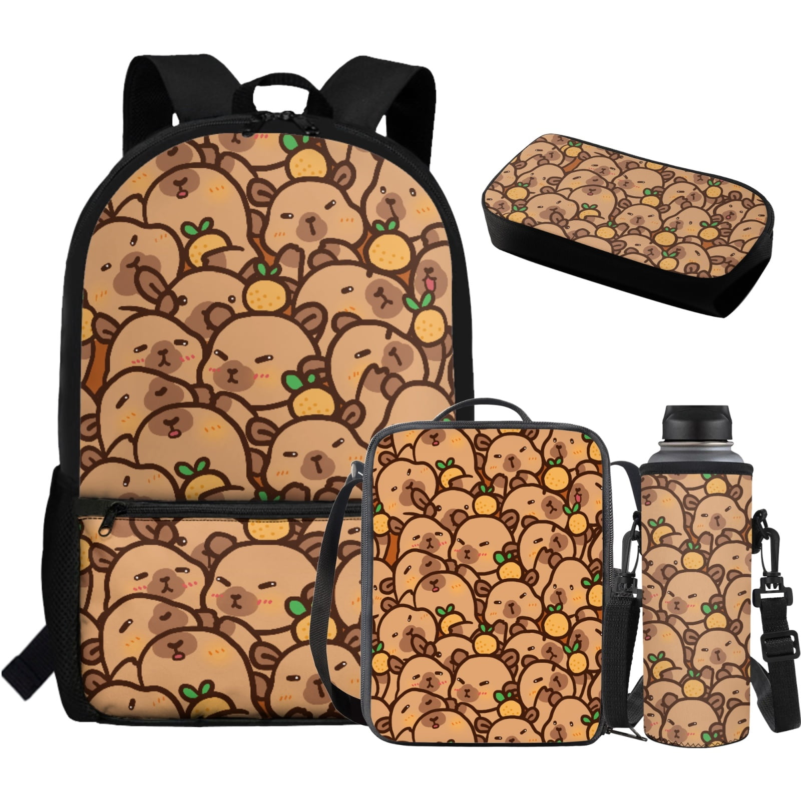 Yuyamidu Koala Bookbag and Lunch Box Set for Girls 6-8 Middle