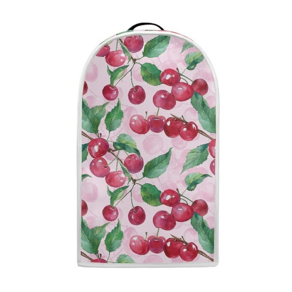 Yuyamidu Cherry Blender Cover Home Decor Pink Food Processor Juicer Coffee Maker Anti Dirty Kitchen Appliance Dustproof Cover Coffee Milk Maker Cover with Handle