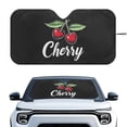 thumbnail image 1 of Yuyamidu Cherry Car Sun Shade for Girls Women Car Windshield Sunshade for SUV Van Big Sedan Cute Auto Window Shades Keep Vehicle Cool Car Interior Accessories, 1 of 7