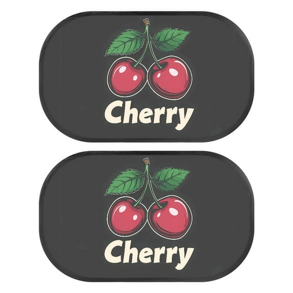 Yuyamidu Cherry Car Window Shades Cute Car Shades for Side Windows Sun Blocker Cover for Kids Car Accessories for Auto SUV Van Sun UV Protection