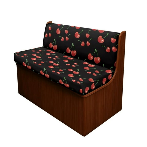 Yuyamidu Cherry RV Dinette Cushion Covers Washable Camper Cushion Slipcovers Replacement Soft Loveseat Sofa Chair Furniture Protector for RV Camper Couch Cover