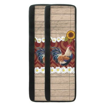 Yuyamidu Chicken Refrigerator Door Handle Cover 2 Pcs Board Kitchen Appliance Handle Decor Cover Reusable Fridge Oven Microwave Handle Protective Cover, Sunflower Daisy