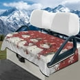 thumbnail image 1 of Yuyamidu Christmas Golf Cart Seat Covers Cute Snowman Golf Cart Cushion Covers Flannel Warm Club Car Cushion Covers Outdoor Decorations, Red, 1 of 8