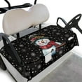 thumbnail image 1 of Yuyamidu Christmas Golf Cart Seat Covers with Front Pockets, Cute Snowman Golf Cart Seat Towel Blanket, Accessories Universal Fit Club Car and More 2 Person Seats Golf Carts, 1 of 7