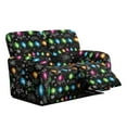 thumbnail image 1 of Yuyamidu Christmas Lights Recliner Loveseat Covers Stretch Reclining Sofa Covers with Elastic Edge Breathable Recliner Loveseat Slipcover Gift for Friends, 1 of 8