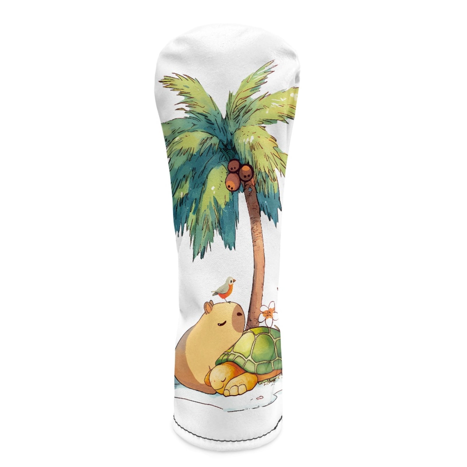 Yuyamidu Coconut Tree Golf Club Head Covers Cute Capybara Turtle Driver ...