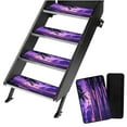 thumbnail image 1 of Yuyamidu Coconut Tree RV Step Cover Seaside RV Carpet for Steps Purple Sunset RV Step Rug 4 Pcs Easy to Install RV Stair Covers Carpets with Hook and Loop, 1 of 7