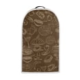 thumbnail image 1 of Yuyamidu Coffee Theme Blender Cover Stain Resistant Coffee Juice Machine Blender Dust Cover Universal Stand Mixer Case Kitchen Appliance Decorative Cover, Brown, 1 of 6
