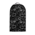 thumbnail image 1 of Yuyamidu Coffee Theme Blender Dust Cover Black Kitchen Decoration for Blender Coffee Maker Juicer Food Processor Stain Resistant Small Appliance Cover with Handle, 1 of 6