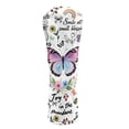 thumbnail image 1 of Yuyamidu Colorful Butterfly Golf Club Head Covers PU Leather Golf Head Covers Driver Covers Flowers Golf Headcover Fariway Wood Headcover Hybrid Covers, 1 of 8