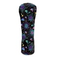 thumbnail image 1 of Yuyamidu Colorful Cobweb Golf Club Head Cover with Soft Lining Mushroom Golf Club Cover Halloween PU Leather Hybrid Fairway Driver Headcover Golf Gift for Golfers, 1 of 8