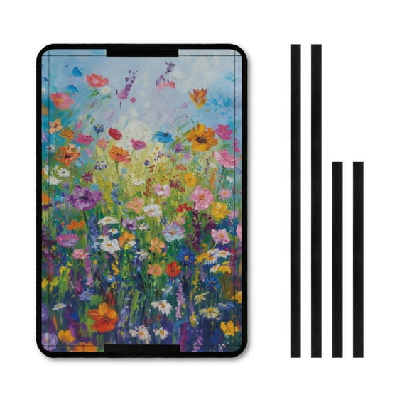 Yuyamidu Colorful Flower RV Window Shade, 17 x 26 Inch RV Door Window Shade Cover Universal RV Entry Door Window Curtain Floral Block Sunlight Protect Privacy RV Shade