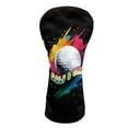 thumbnail image 1 of Yuyamidu Colorful Golf Ball Golf Club Head Covers for Driver, Fairway Woods, Hybrid Waterproof PU Leather Golf Head Cover, 1 of 8
