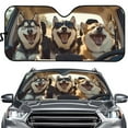thumbnail image 1 of Yuyamidu Corgi Car Sunshade for SUV Truck Van Husky Car Window Shades Front Windshield Cover Foldable Window Sun Shade for Car Keep Your Vehicle Cool, 1 of 5
