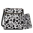 thumbnail image 1 of Yuyamidu Cow Print Bow Crossbody Bag Matching Wallet Set for Ladies Women PU Leather Shoulder Handbags Purse and Wallet Set Included Card Slots Holder for Travel, Shopping & Work, 1 of 8